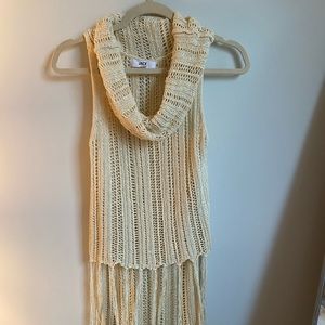 JACK by BB Dakota crocheted fringe top!